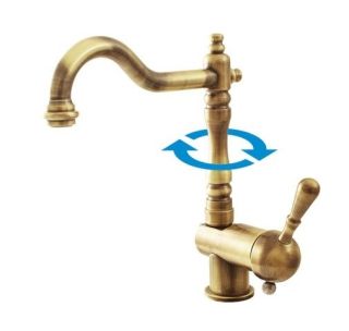 Смеситель для кухни Rav Slezak Labe L408.5/8SM бронза